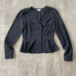 Aritzia Black Blouse